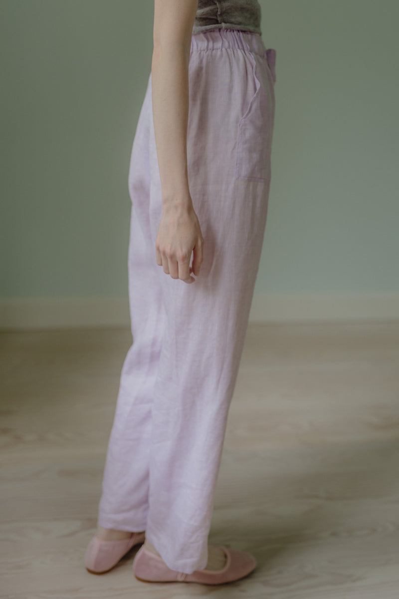 RISA NAKAMURA - linen reversible pants