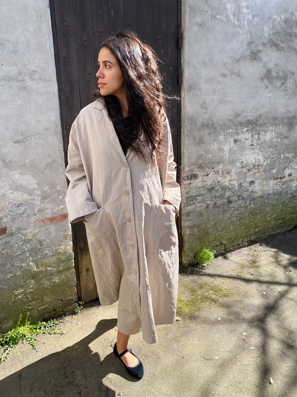 APUNTOB - COAT P1948/TS864 - ECRU