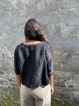 RICORRROBE - NGT TOP - BLACK