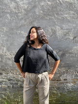 RICORRROBE - NGT TOP - BLACK