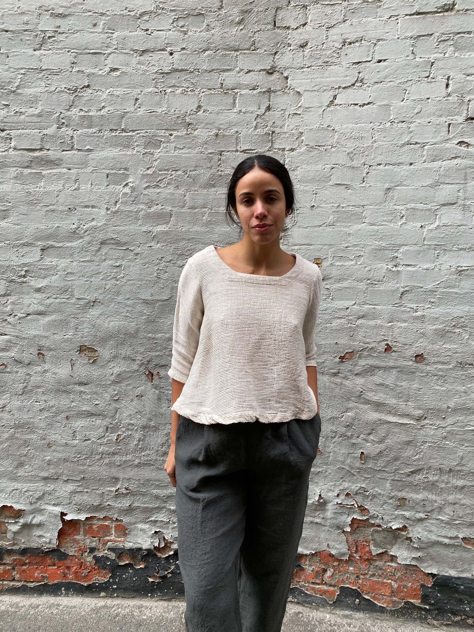 RICORRROBE - NGT TOP - OFF-WHITE