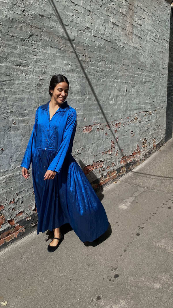 CHRISTIAN PEAU - SILK DRESS - OCEAN