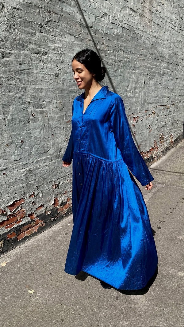 CHRISTIAN PEAU - SILK DRESS - OCEAN
