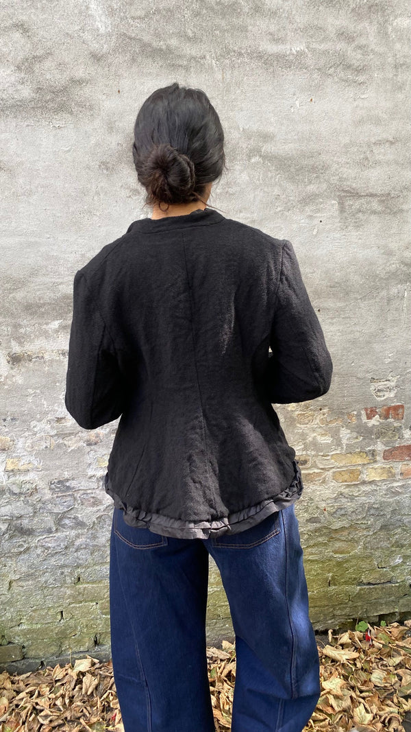 RICORRROBE - RORY JACKET - BLACK WOOL