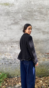 RICORRROBE - RORY JACKET - BLACK WOOL