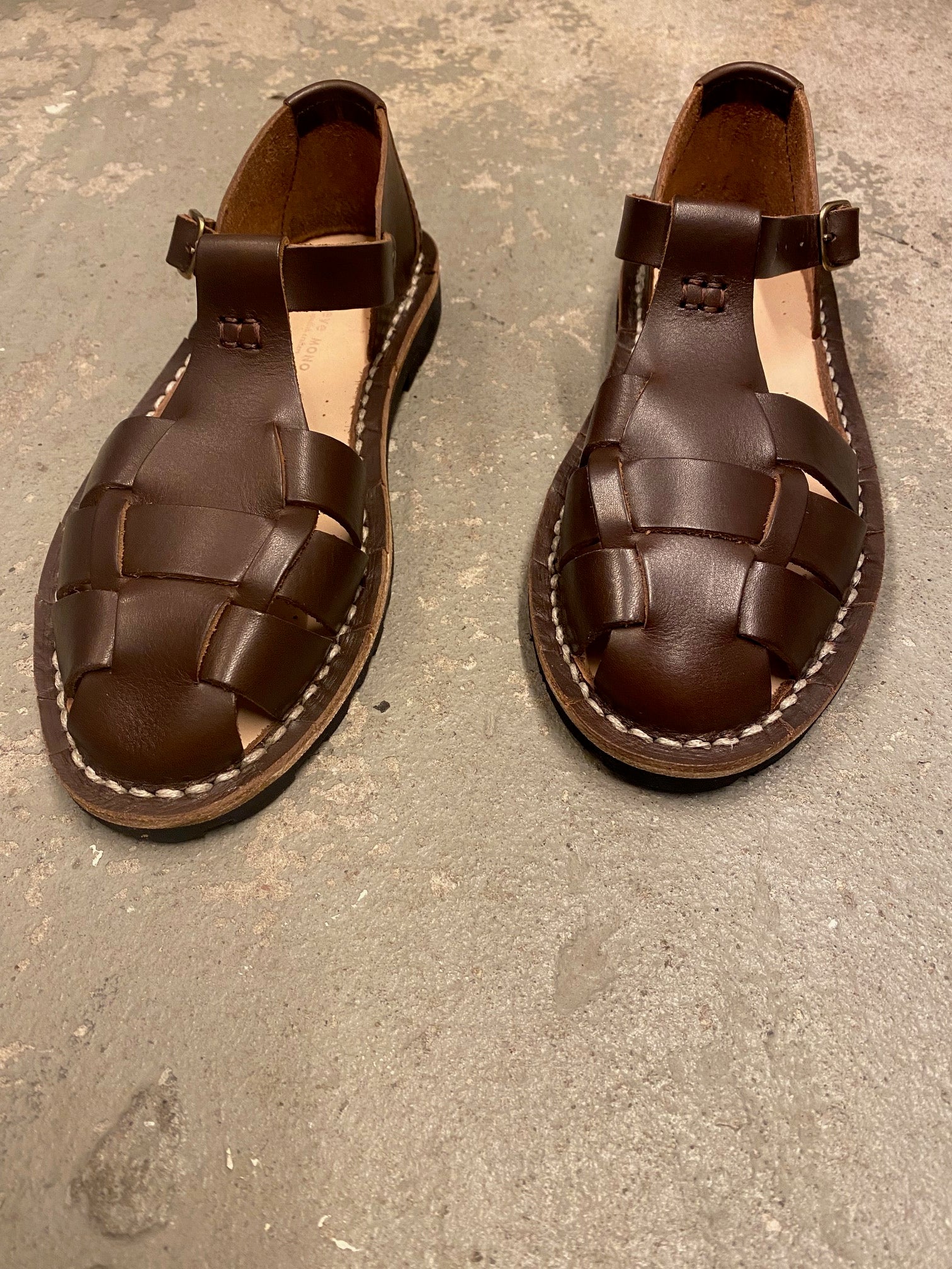 Steve Mono Sandals 10/01 - Coffee - tété