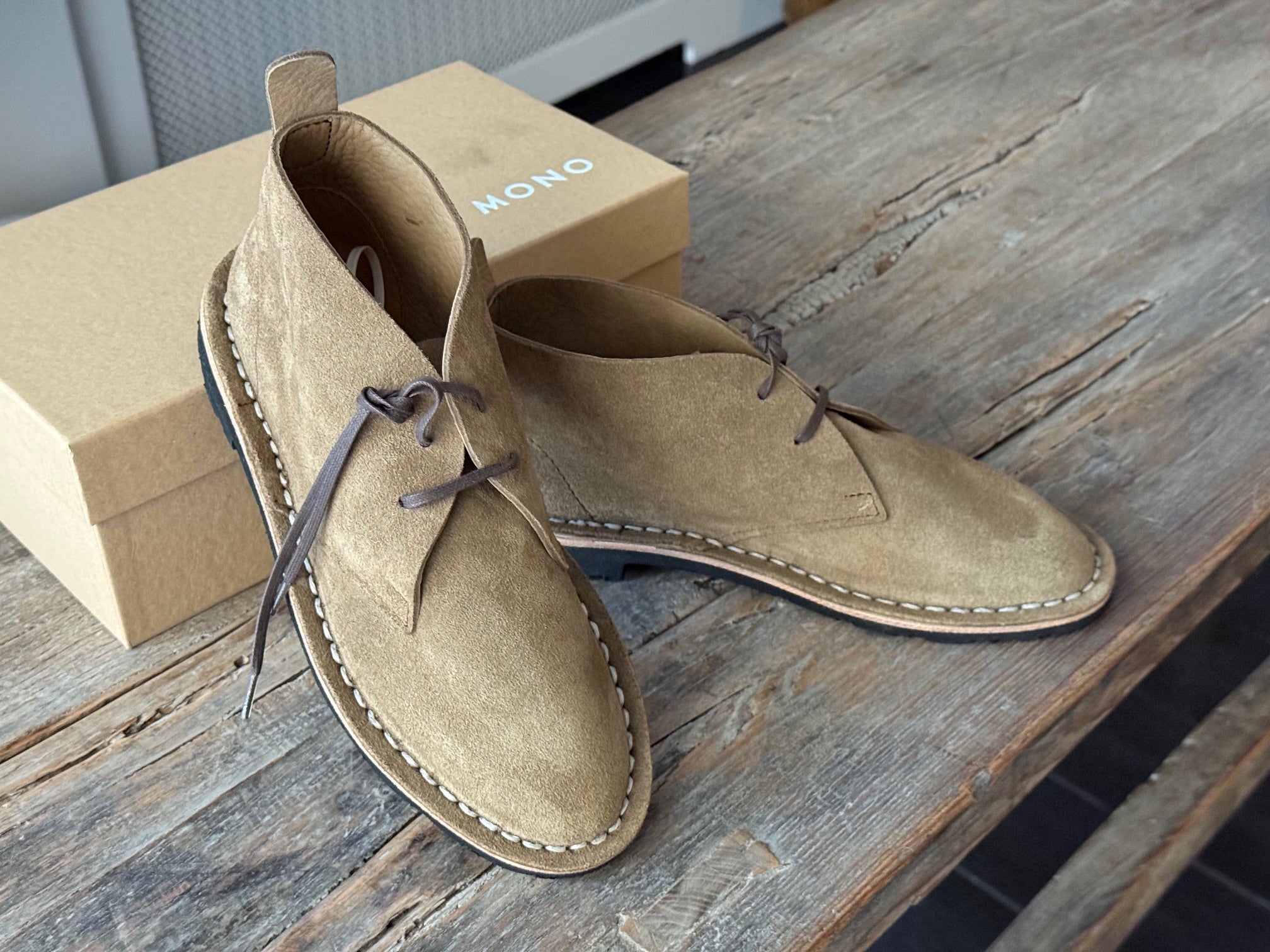 10/10 - Desert Boots - Khaki Suede
