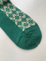 Jacquard Socks - Green