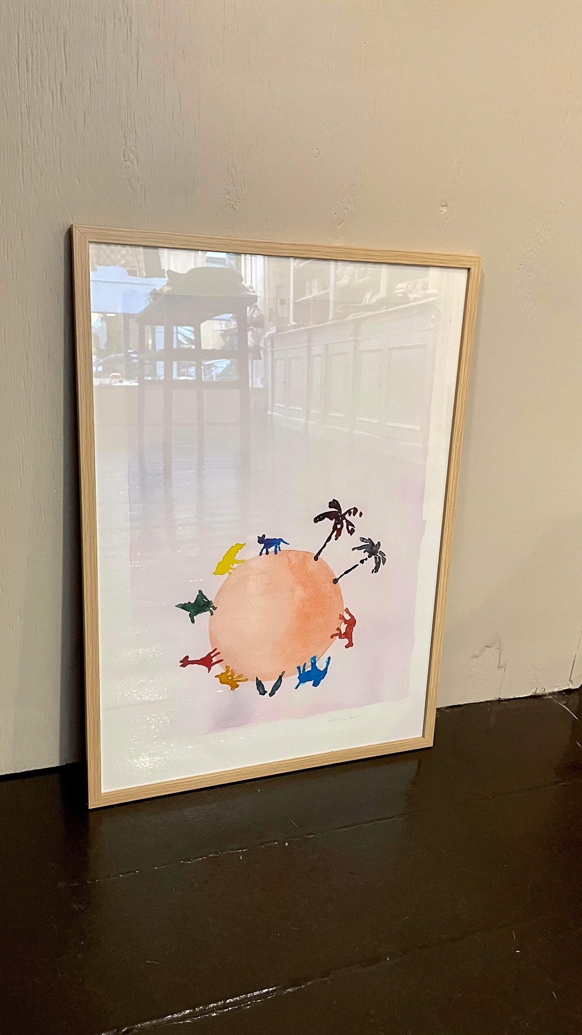 Teira 1996 - Planet Art Print - Framed