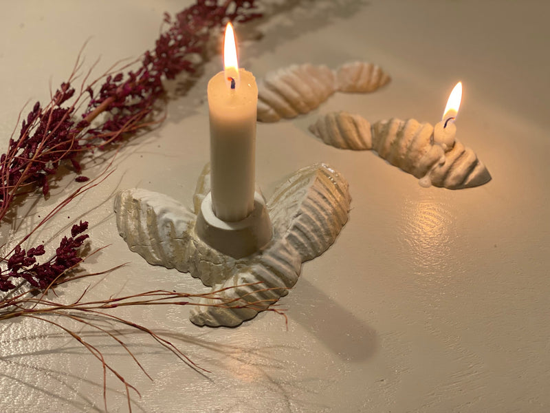 Metha Wallace - Christmas Cone Candlesticks