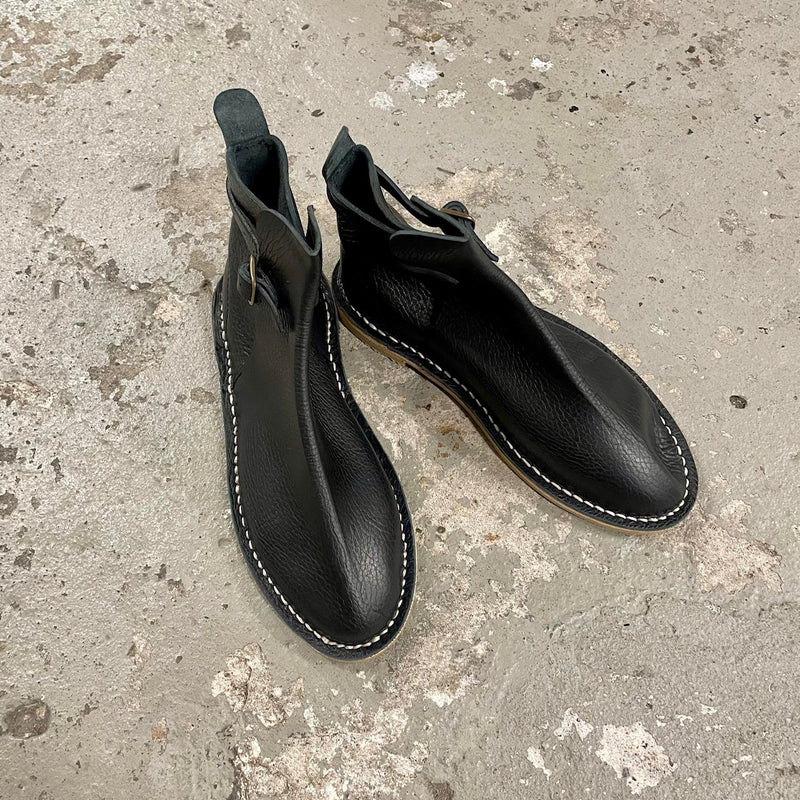 STEVE MONO - 10/14 artisanal boots - Black