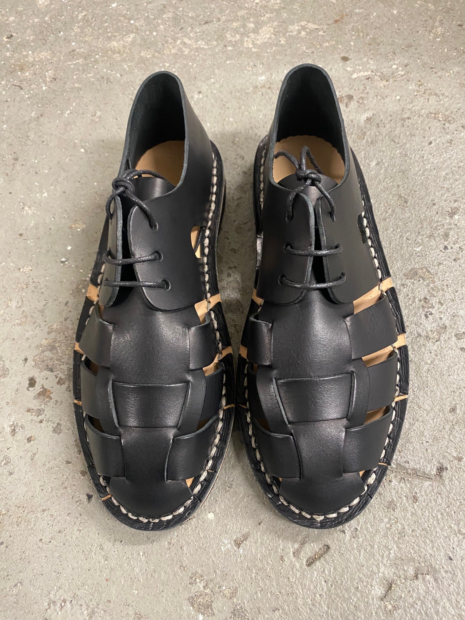 STEVE MONO - 10/05 Artisanal shoes - Black