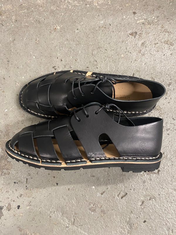 STEVE MONO - 10/05 Artisanal shoes - Black
