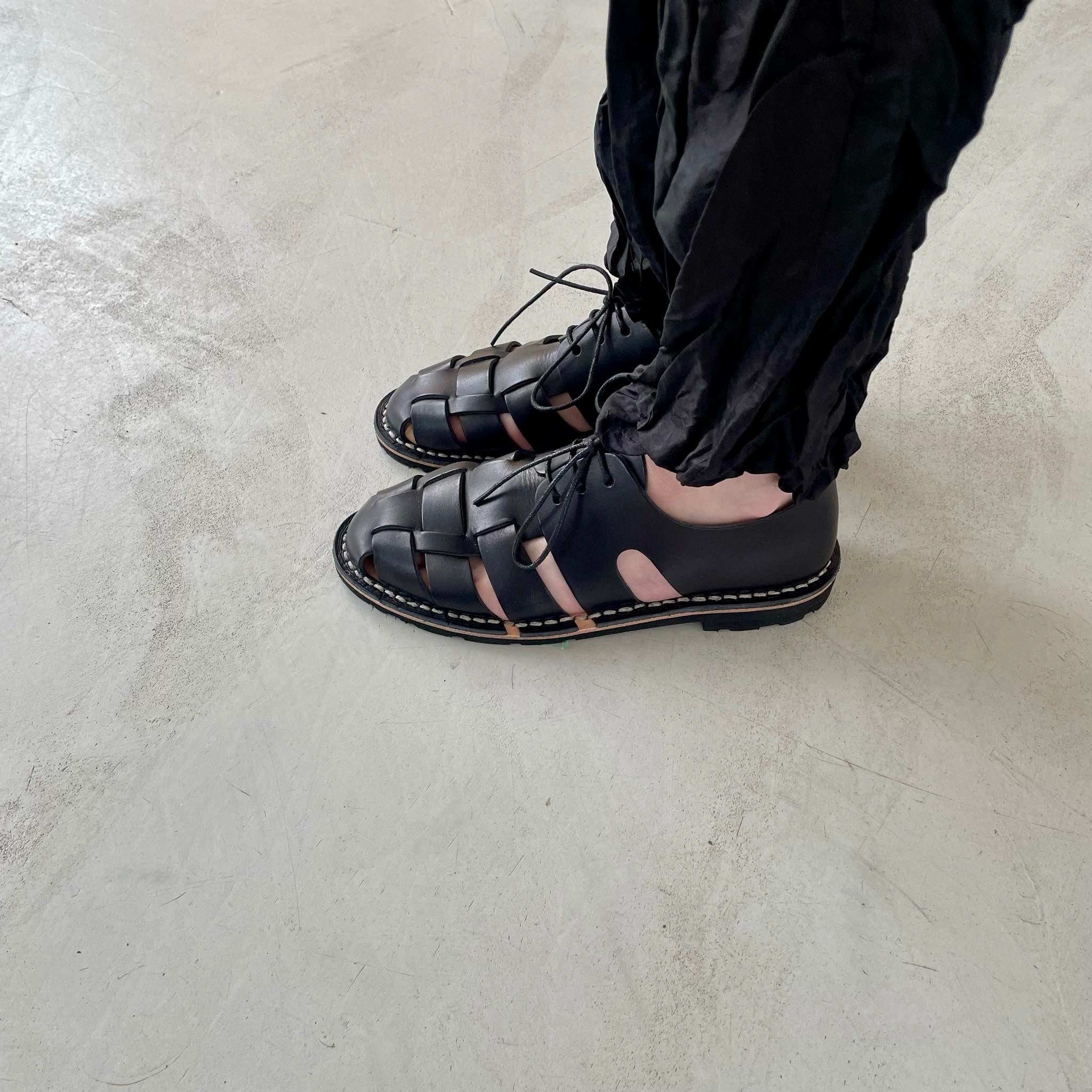 STEVE MONO - 10/05 Artisanal shoes - Black