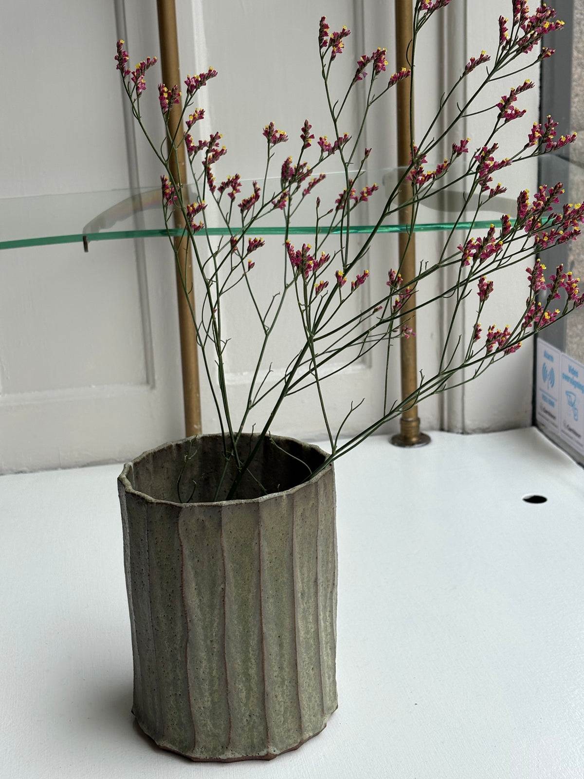 Fluted Vase #485