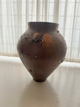 BLACKSMITH CERAMICS - BROWN VASE