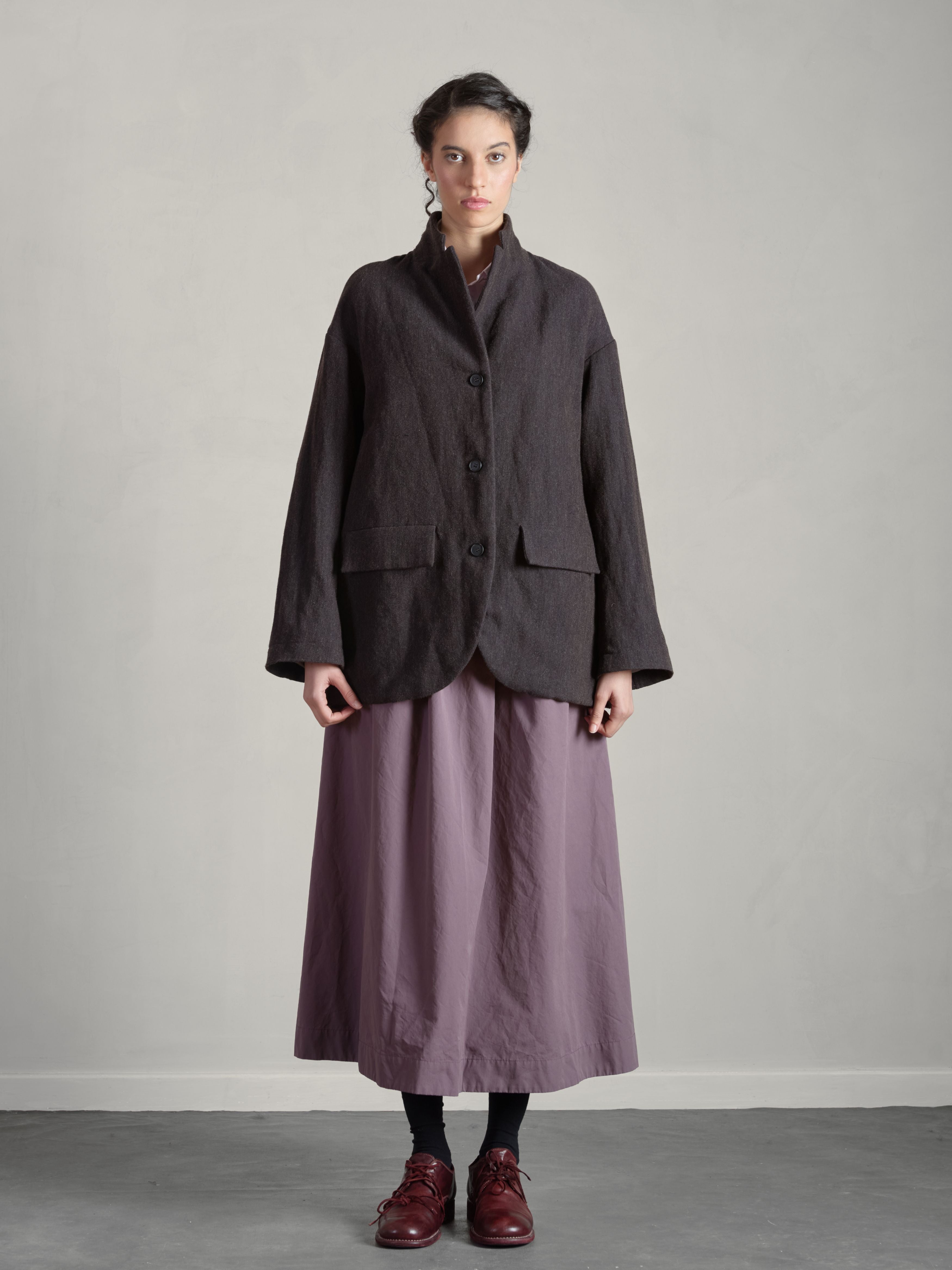 Bella Jacket - Brown Navy