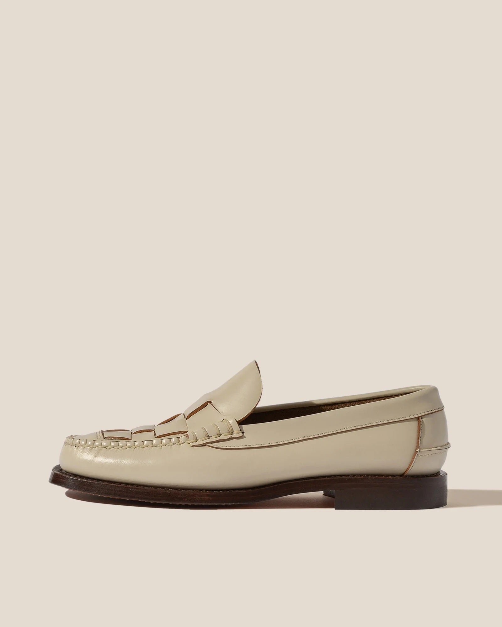 HEREU - NOMBELA SLIP ON LOAFER - CUSTARD