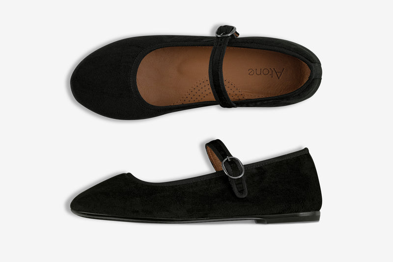 ATONE - MARY JANES - BLACK