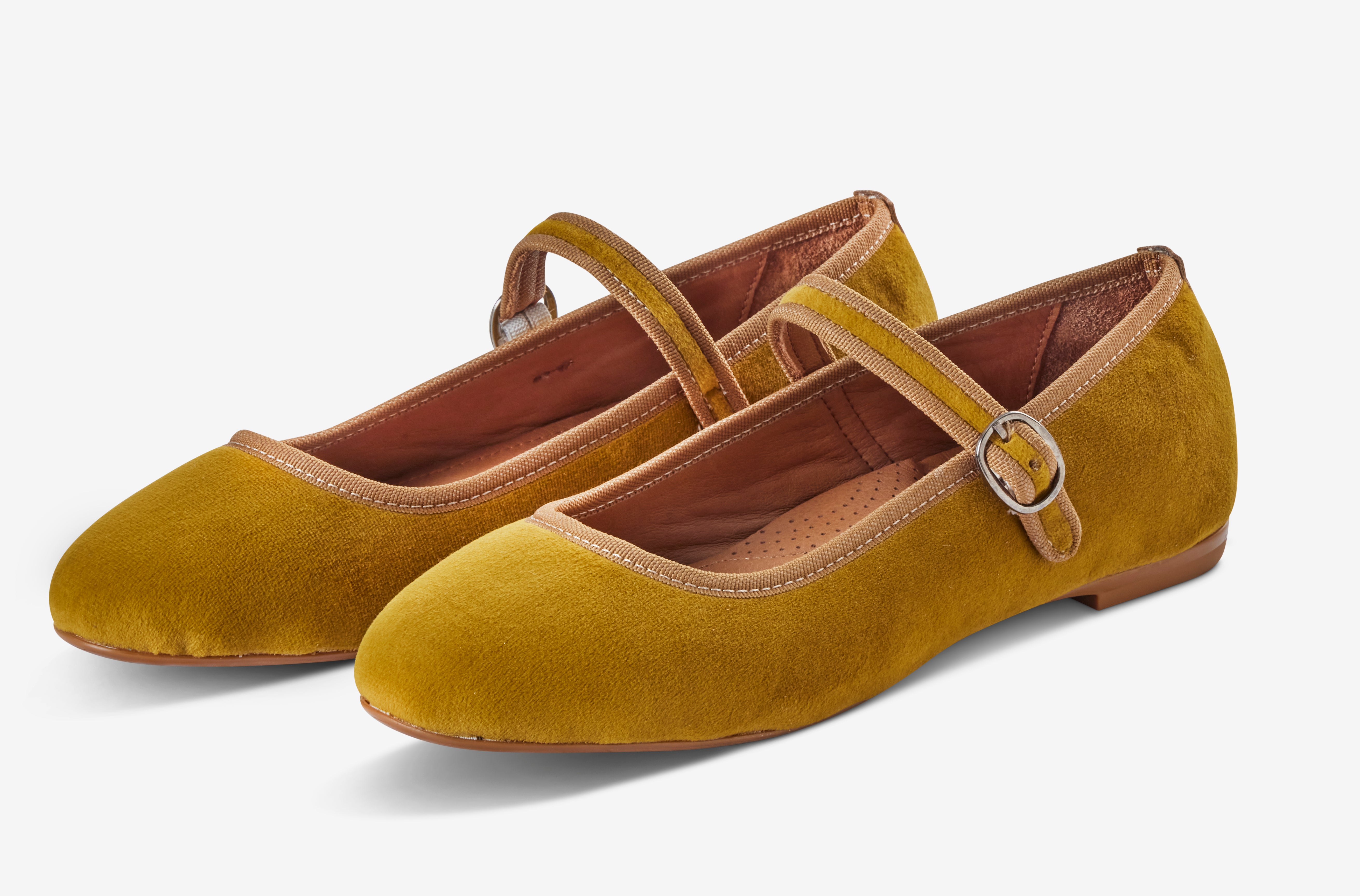 Mary Janes - Mustard