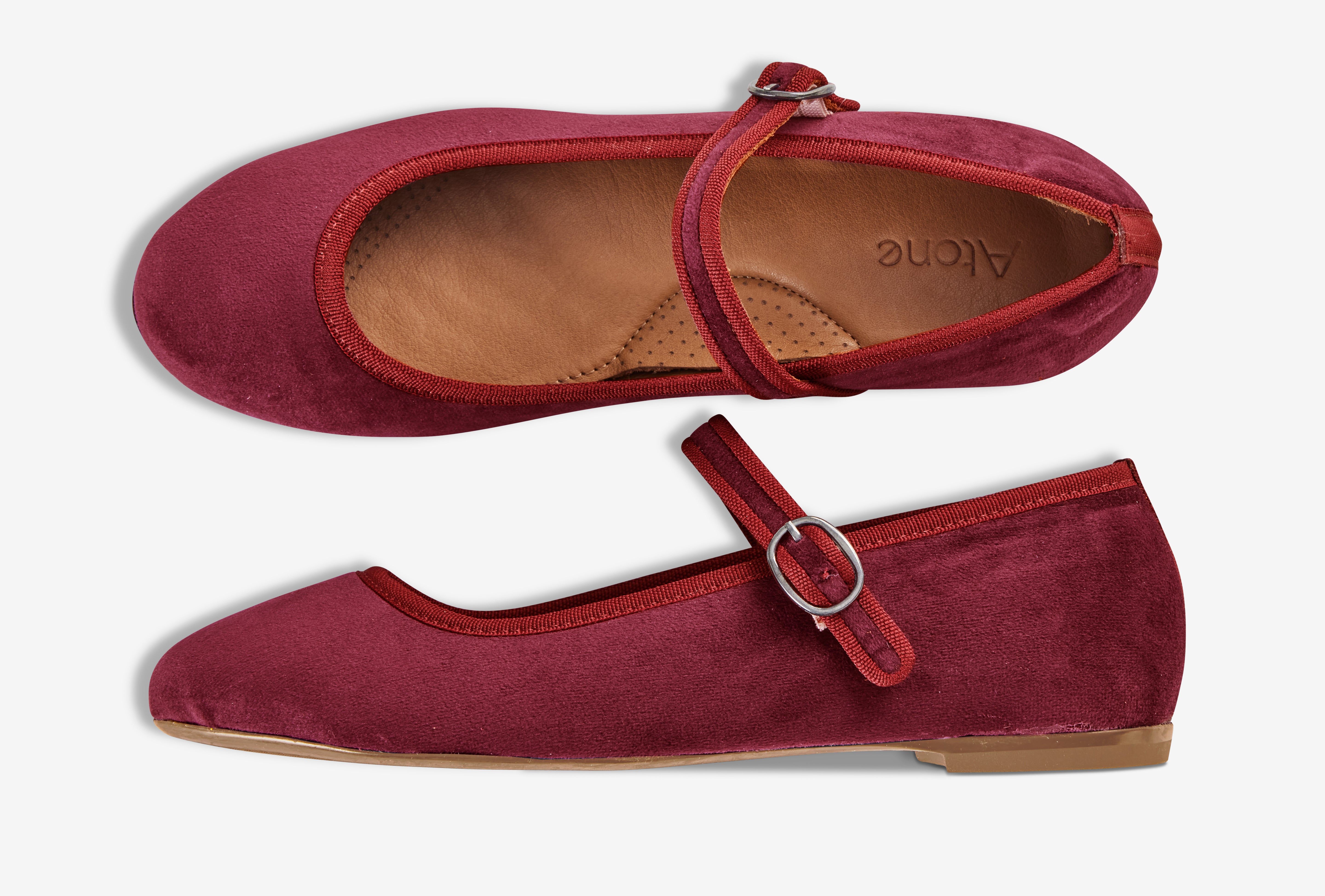 Mary Janes - Burgundy