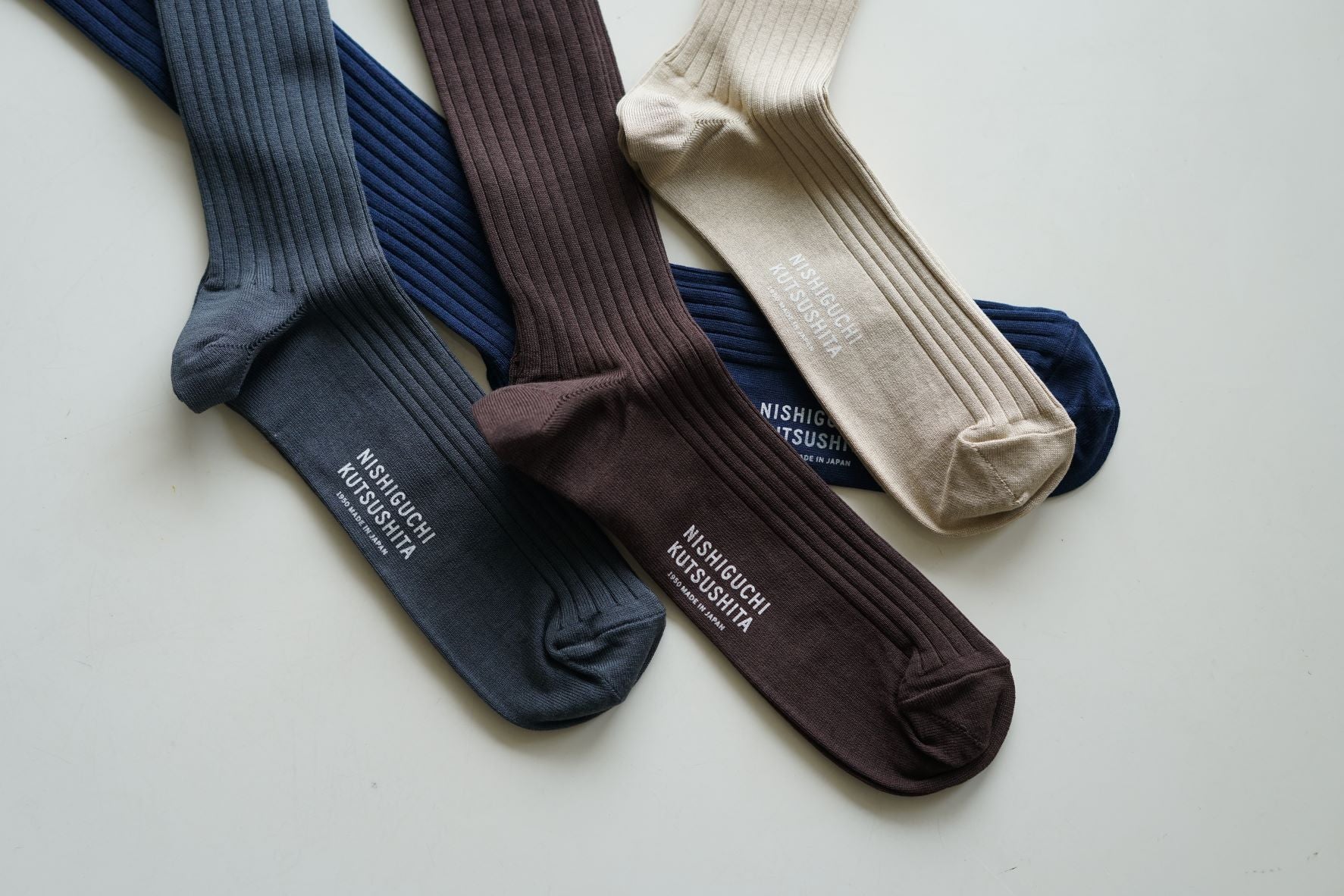 NISHIGUCHI KUTSUSHITA - Silk Cotton Long Hose