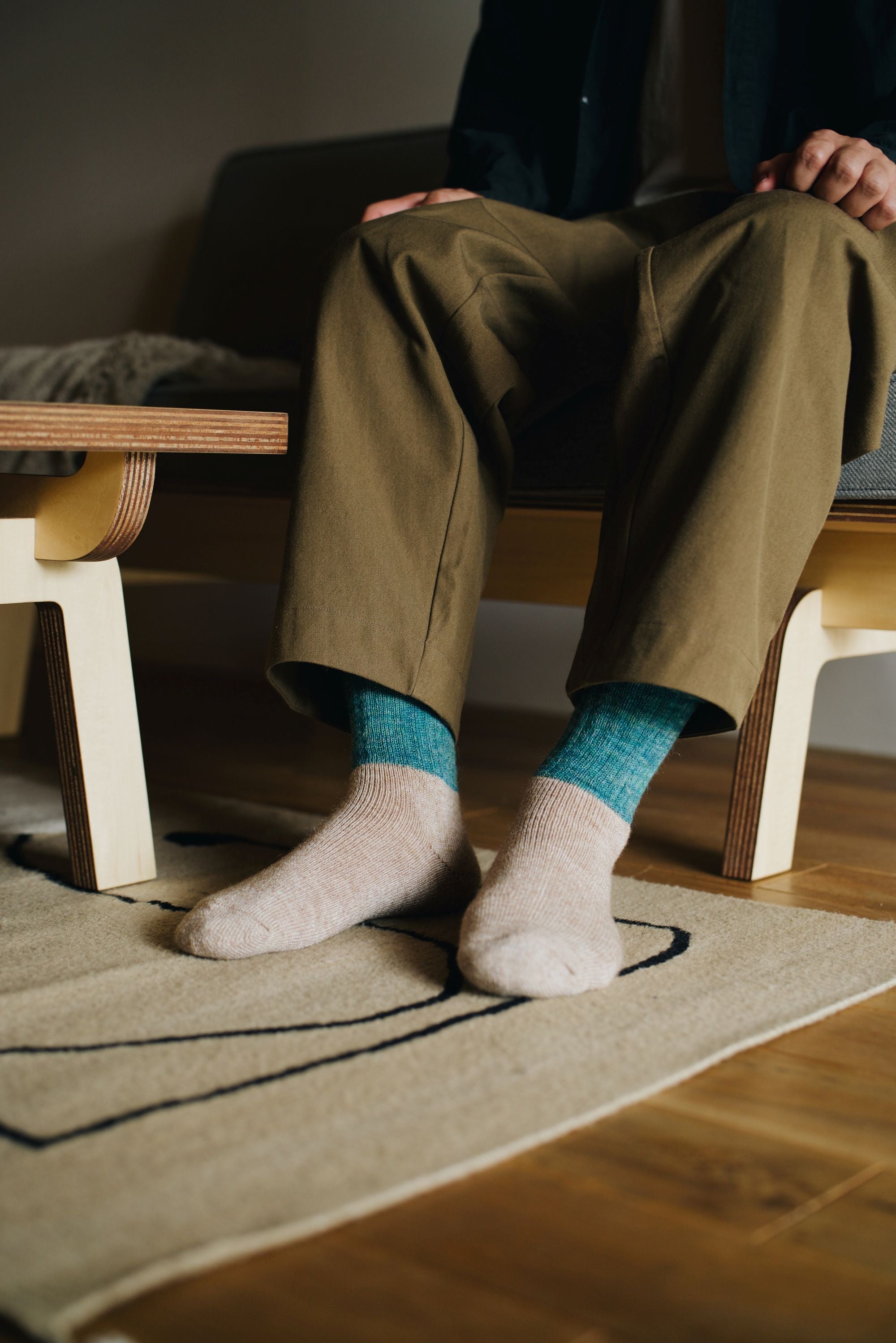 NISHIGUCHI KUTSUSHITA - Mohair Wool Pile Socks
