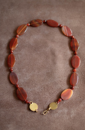 LEPAGON - OVAL AGATE NECKLACE