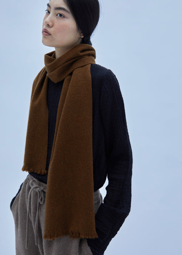 NORLHA - CLASSIC SKINNY SCARF - Nut Shell