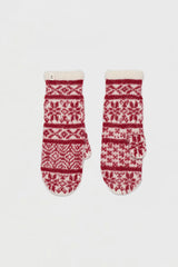 O.A. DEVOLD - UNISEX MITTENS - RED
