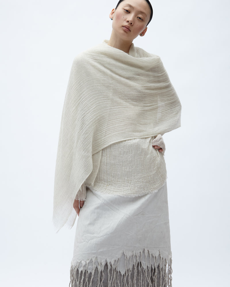Prince Light Scarf - Natural White