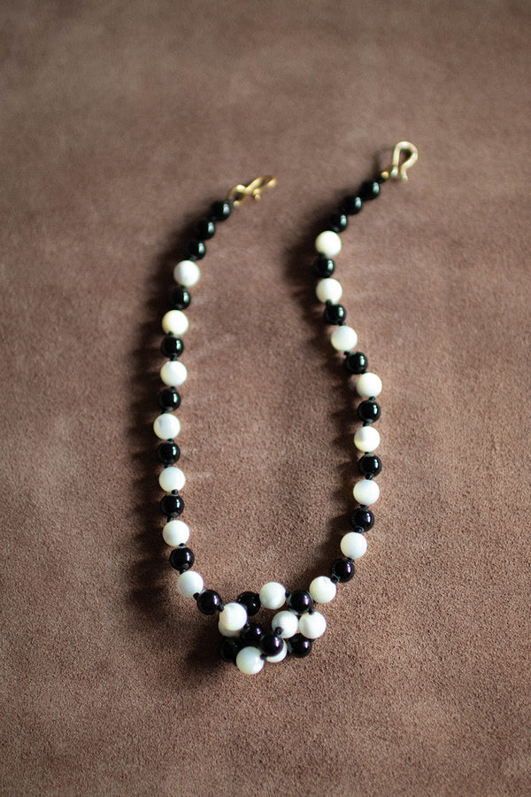 LEPAGON - NECKLACE - ONYX & NACAR
