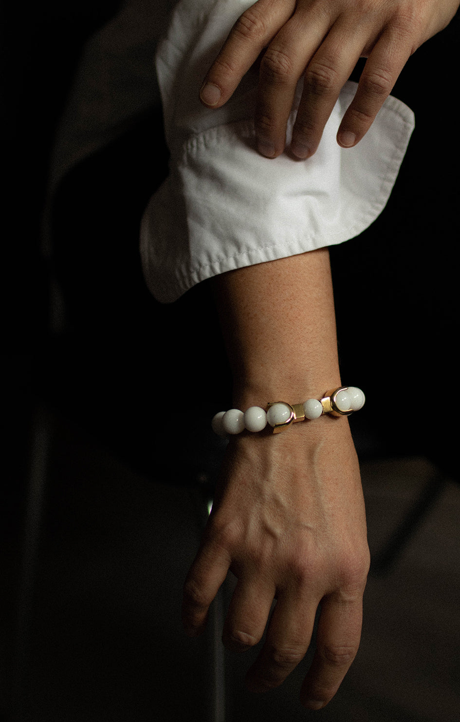Bracelet 42/24 - White Jade