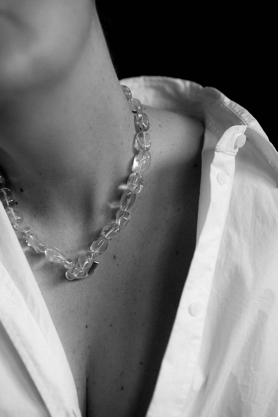 Necklace 38/25 - Rock Crystal