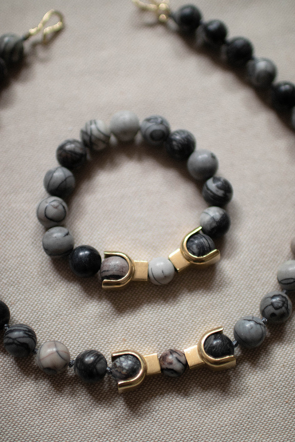 Necklace 42/24 - Spider Jasper