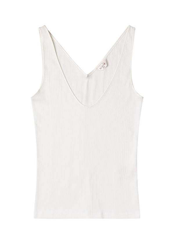 SIGNE - APRIL TANKTOP - OFF-WHITE