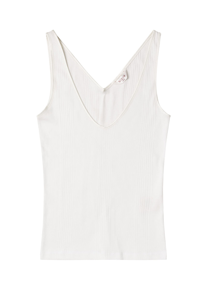 SIGNE - APRIL TANKTOP - OFF-WHITE