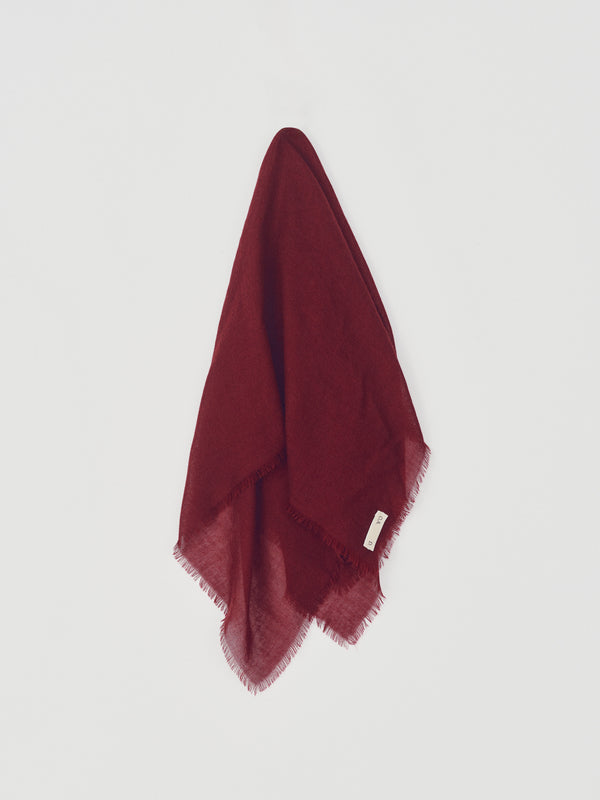 O.A. DEVOLD - NECK SCARF - BORDEAUX