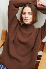 SCHULZ BY CROWD - BONNIE HIGH-NECK SWEATER