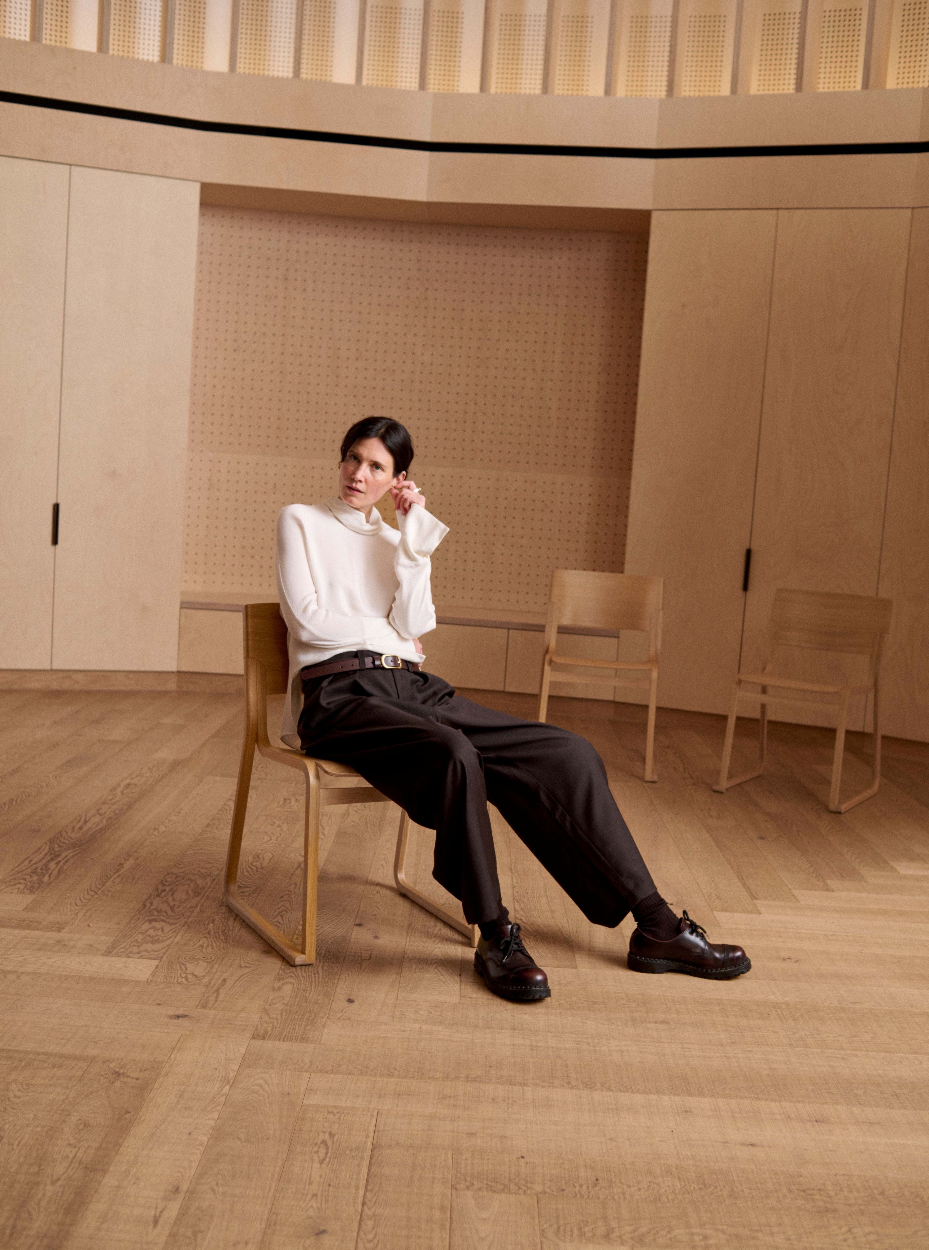 Filii Shirt - Bone Textured Silk