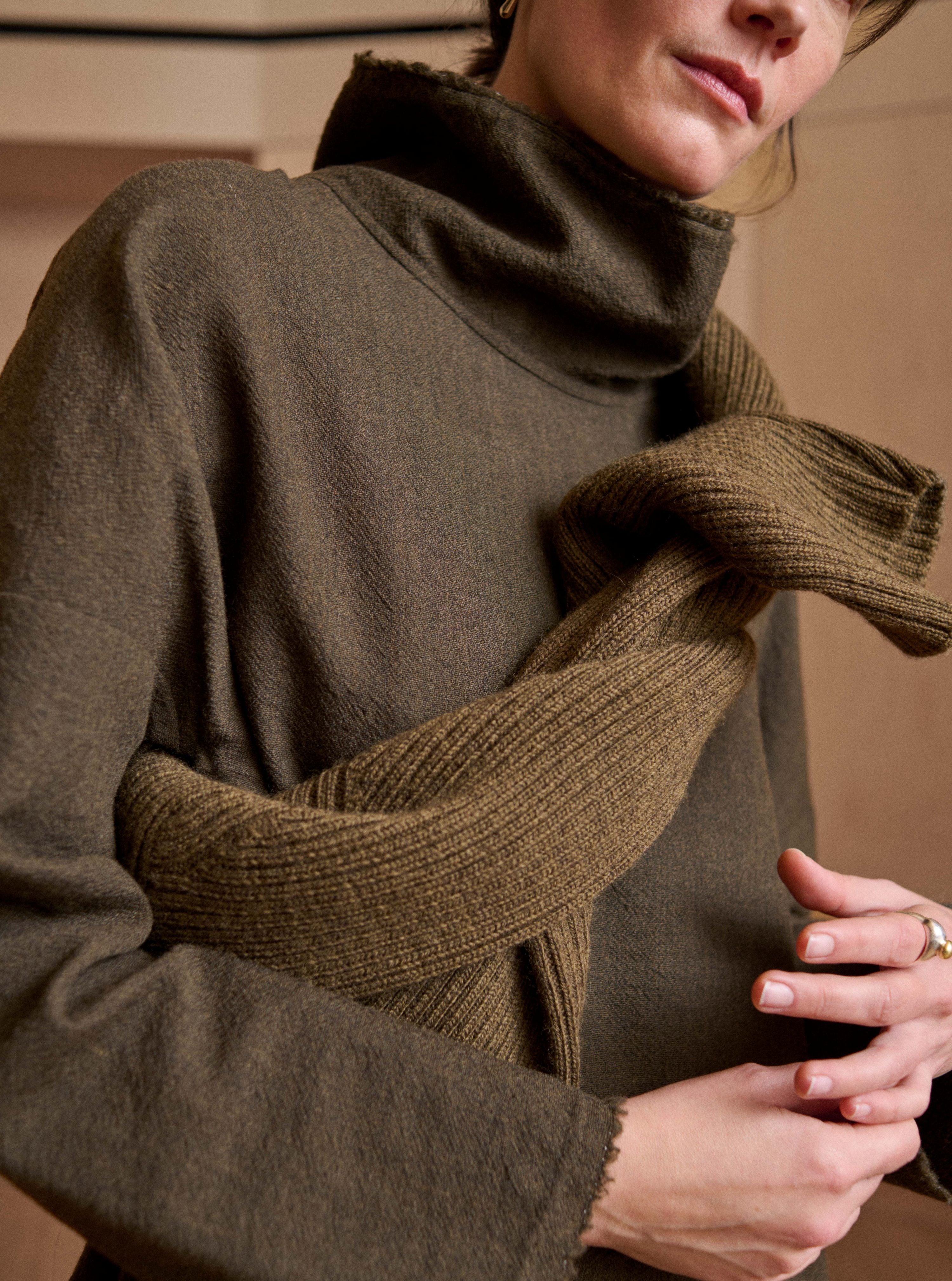 Lotura Top - Bracken Textured Wool