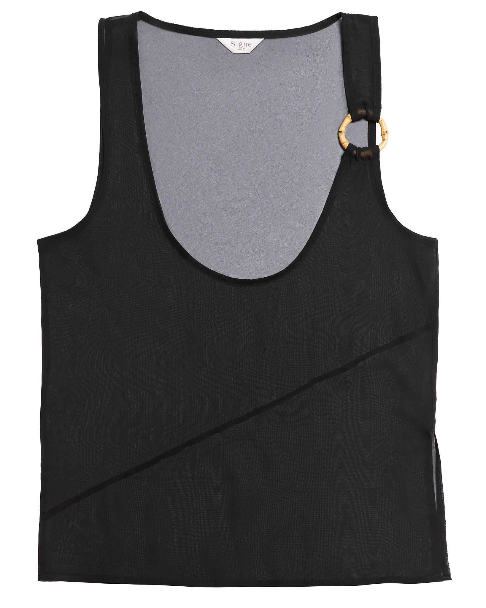 Taiyo Chiffon Top - Black