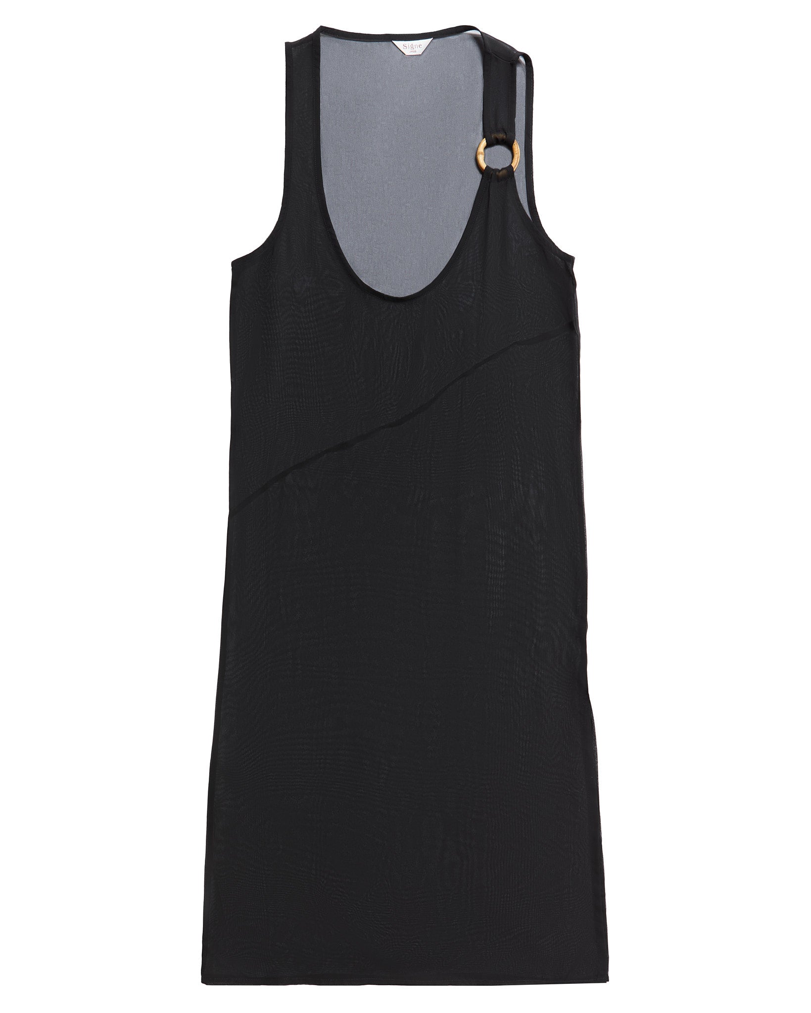 Taiyo Chiffon Dress - Black