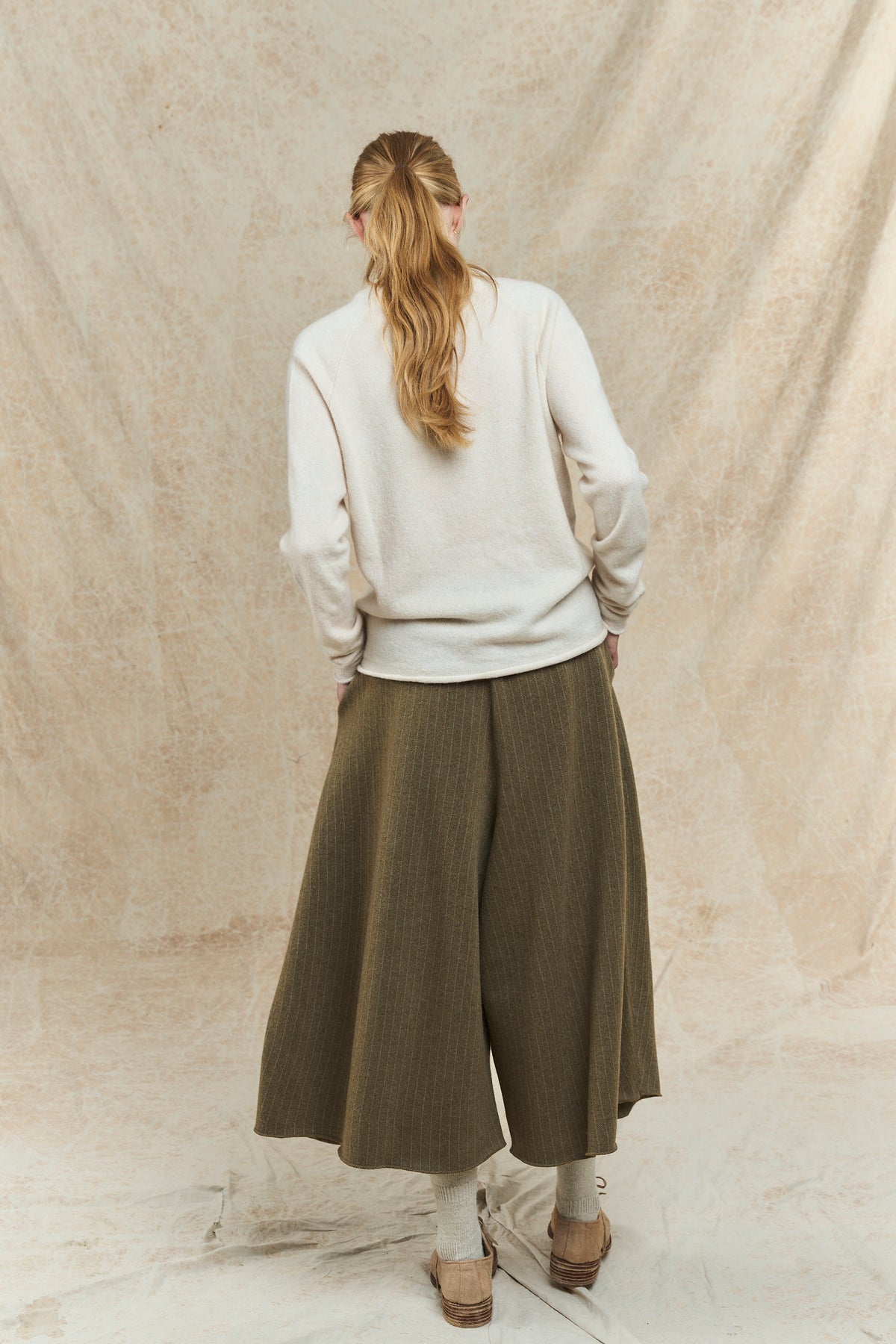 Hypnosis Skirt Pants - 5134 - Bark/Green