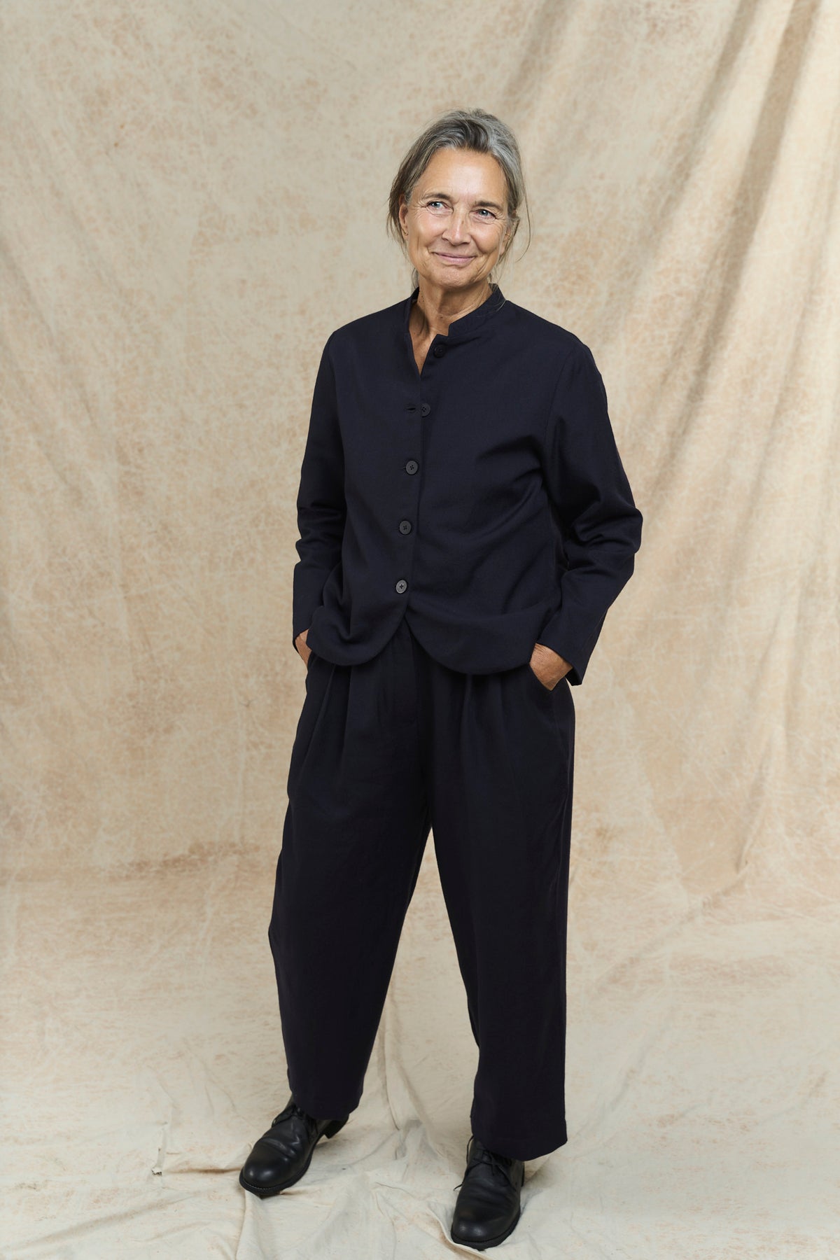 Greta Trousers - Midnight Blue