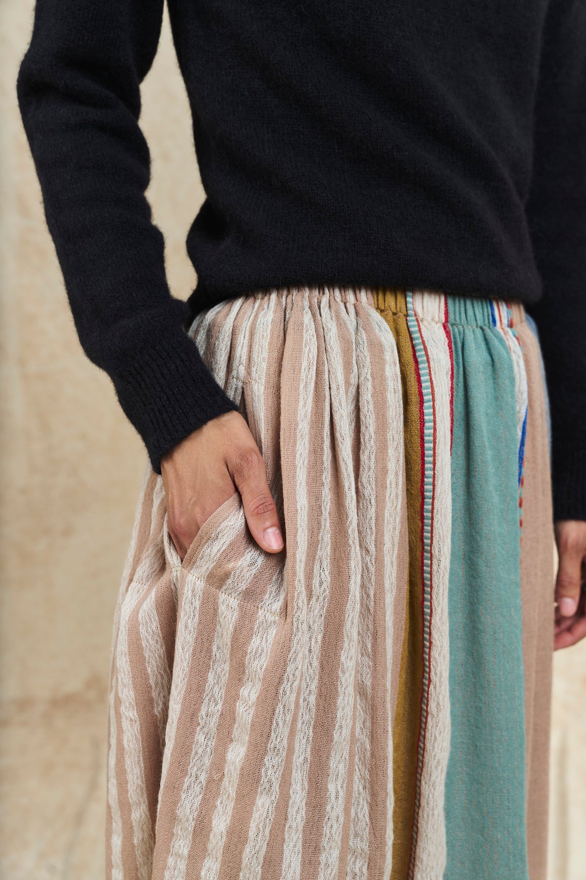 Handloom Wool Skirt