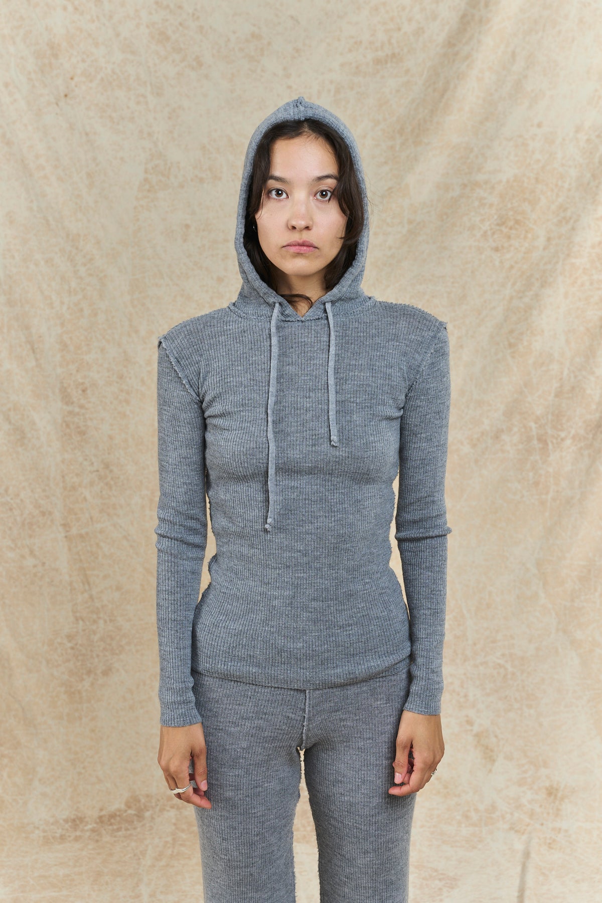 Brim Hoodie - Light Grey