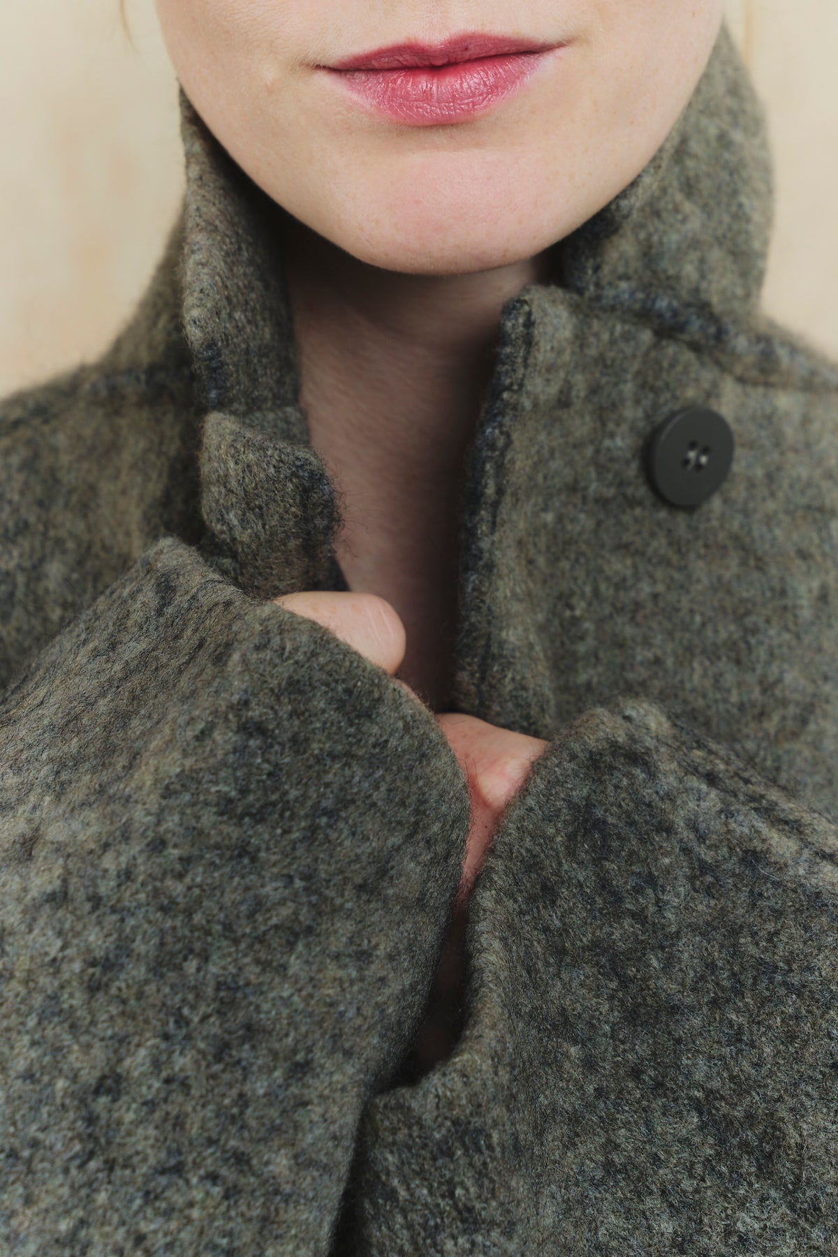 Bob's Coat - Double Breasted Jacket - 5182 - Lichen
