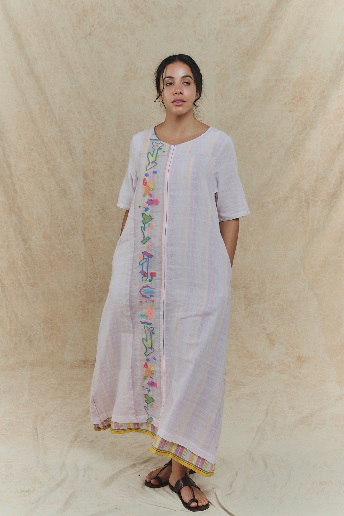 Herbarium-09 - Jamdani Dress