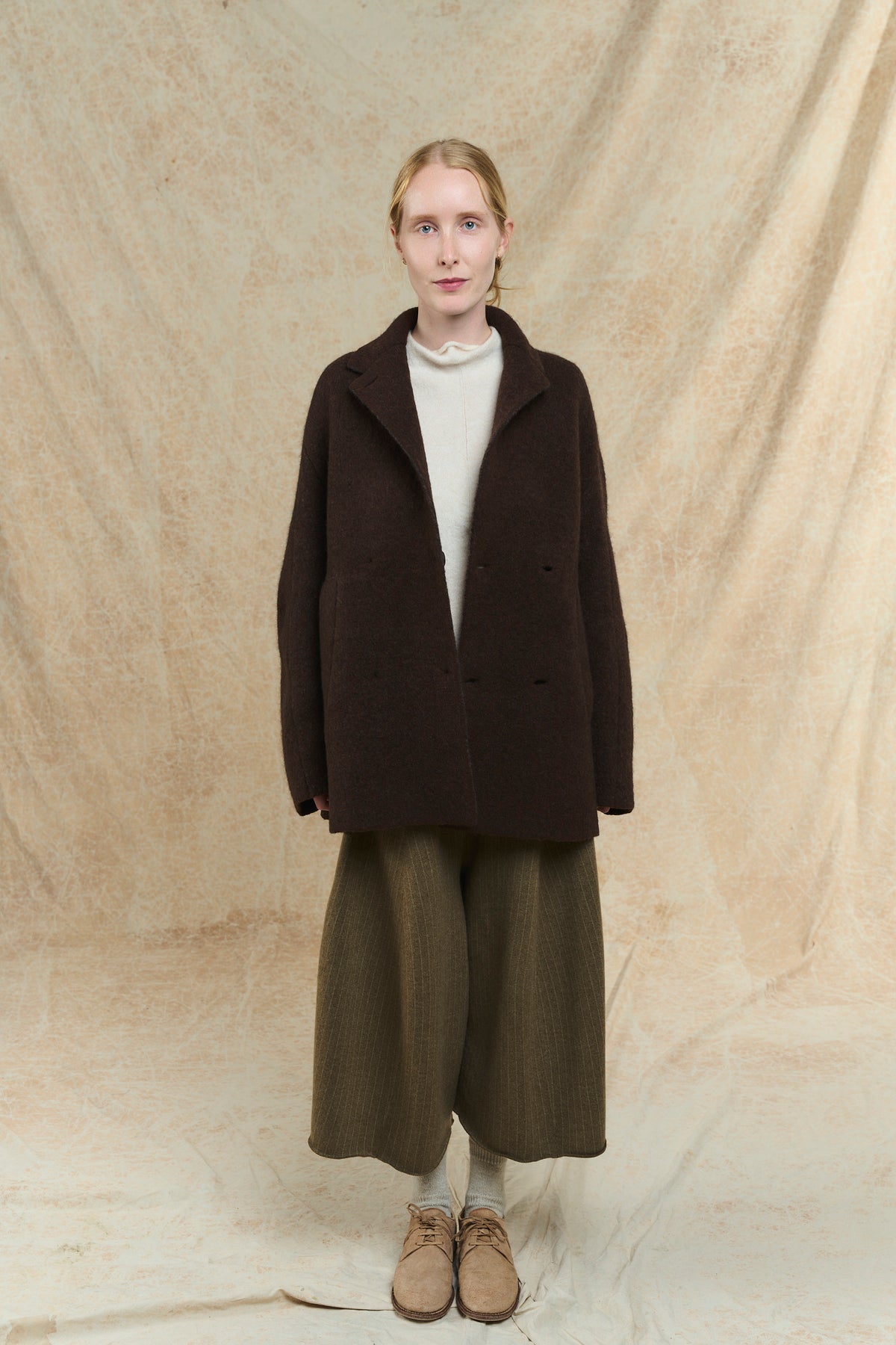 Bob's Coat - Double Breasted Jacket - 5182 - Chestnut